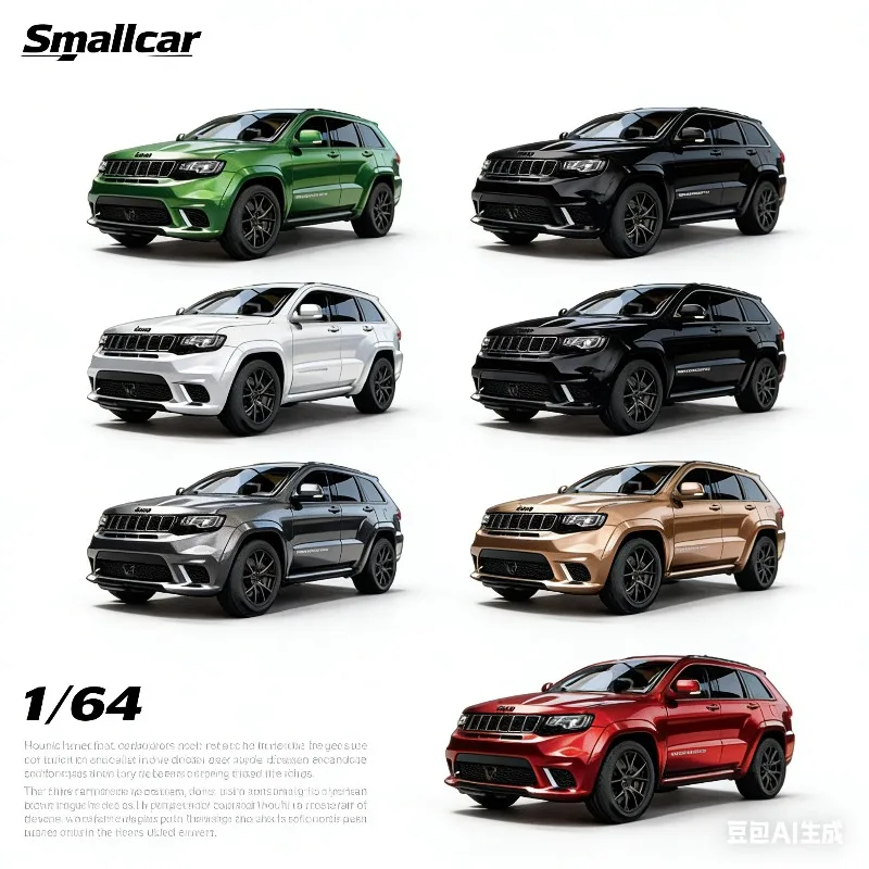 

Модель автомобиля Smallcar 1/64 Jeep Cherokee из сплава, игрушка в подарок для мальчиков на праздник, коллекционный предмет для взрослых.