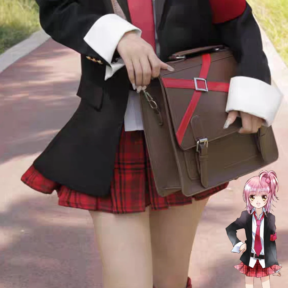 

Аниме Хинамори Аму Рюкзак Косплей Сумка через плечо Студенческая форма JK Сумки через плечо Сумка из искусственной кожи Реквизит для вечеринки