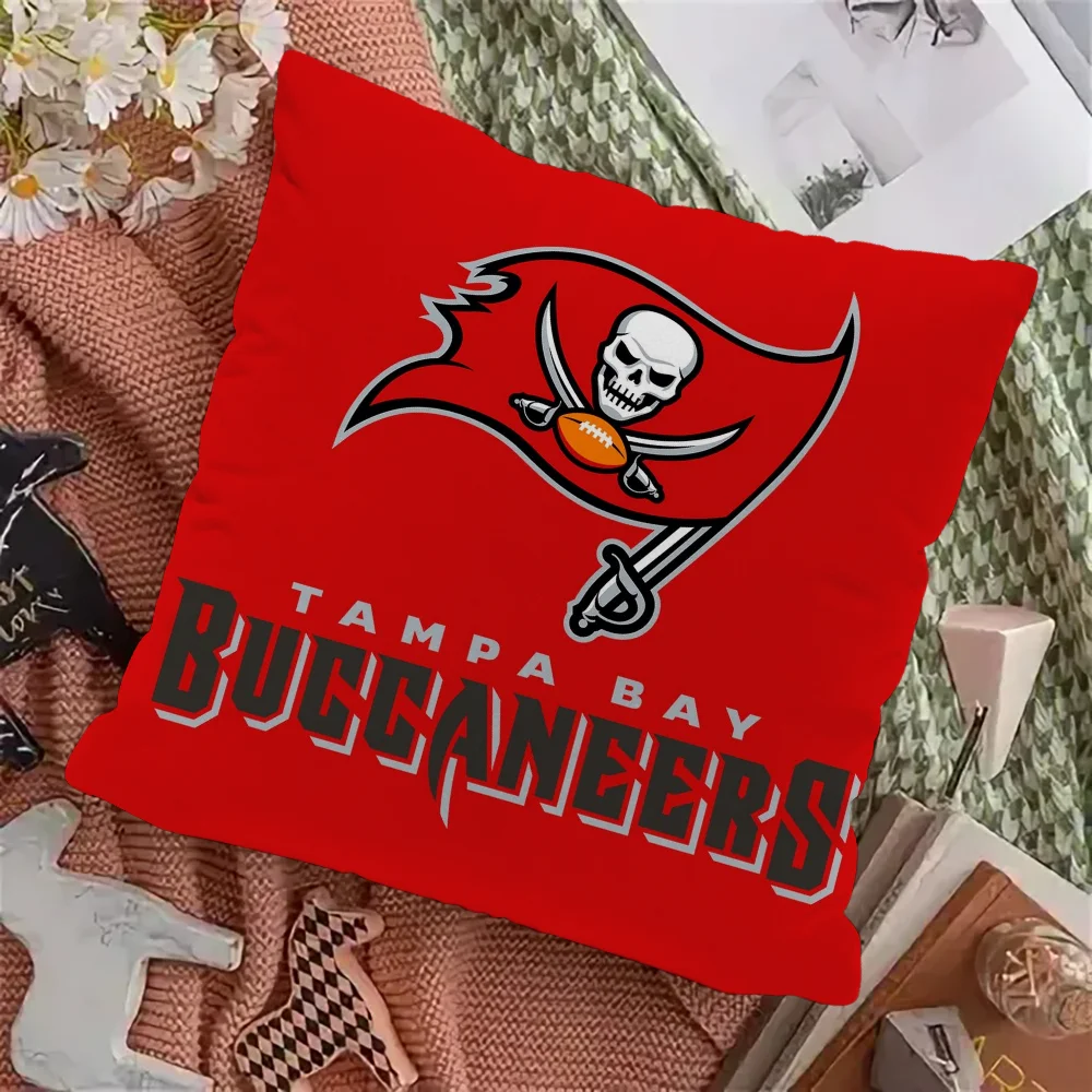 Cushion Cover Pillow Cover Pillowcase Cover for Pillow Fundas De Cojines Tampa Bay B-buccaneers-s Decorative Pillows for Sofa