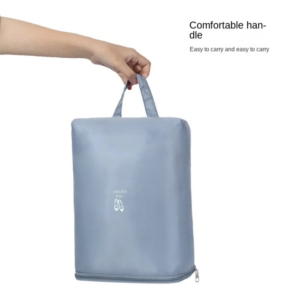 

Waterproof Travel Shoe Bag Dust-Proof Lightweight Shoe Pouch Organizer Hand-Held Breathable Shoe Carrier Bag for Travel Hiking