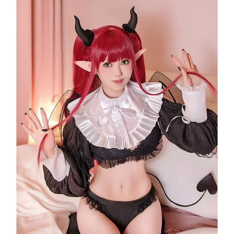 2025 yiyi anime traje meu vestido querido cosplay marin kitagawa/rizu kyun pequeno diabo bonito sexy hallowe