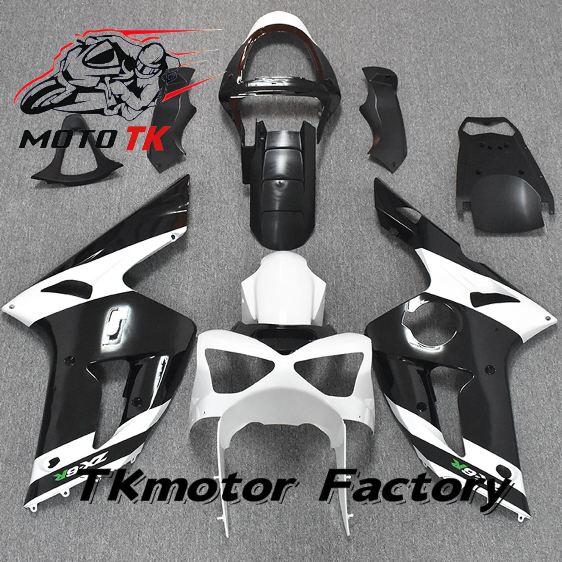 

ABS Full Fairing Kit For Kawasaki ZX6R 2003-2004 Bodywork Fairing Fairing Kit Bodywork Fairing Kit Injection Motorcycle Parts