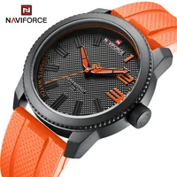 NAVIFORCE, reloj de cuarzo de marca de lujo para hombre, correa de silicona, relojes militares, reloj de pulsera resistente al agua 30ATM, reloj Masculino 2022