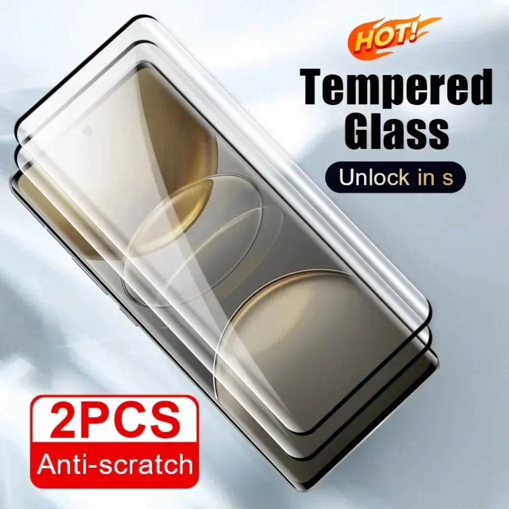 

2Pcs Screen Protector For Vivo X200 Pro X100 Ultra X90 X80 X70 X60 Pro Full Cover Tempered Glass For S19 S18 S17 S16 S15 NEX 3
