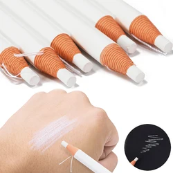 1pcs White Eyebrow Pencil Permanent Makeup Microblading Lip Design Eye Positioning Tattoo Pen Tools Marker Liner Waterproof