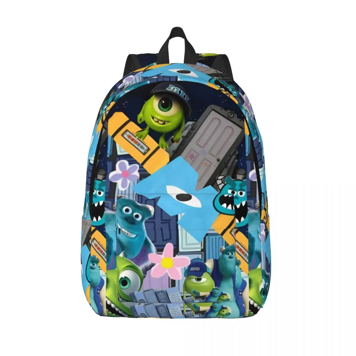 

James P. Sullivan Monsters Inc Backpack Cool Backpacks Men Hiking Breathable School Bags Design Rucksack