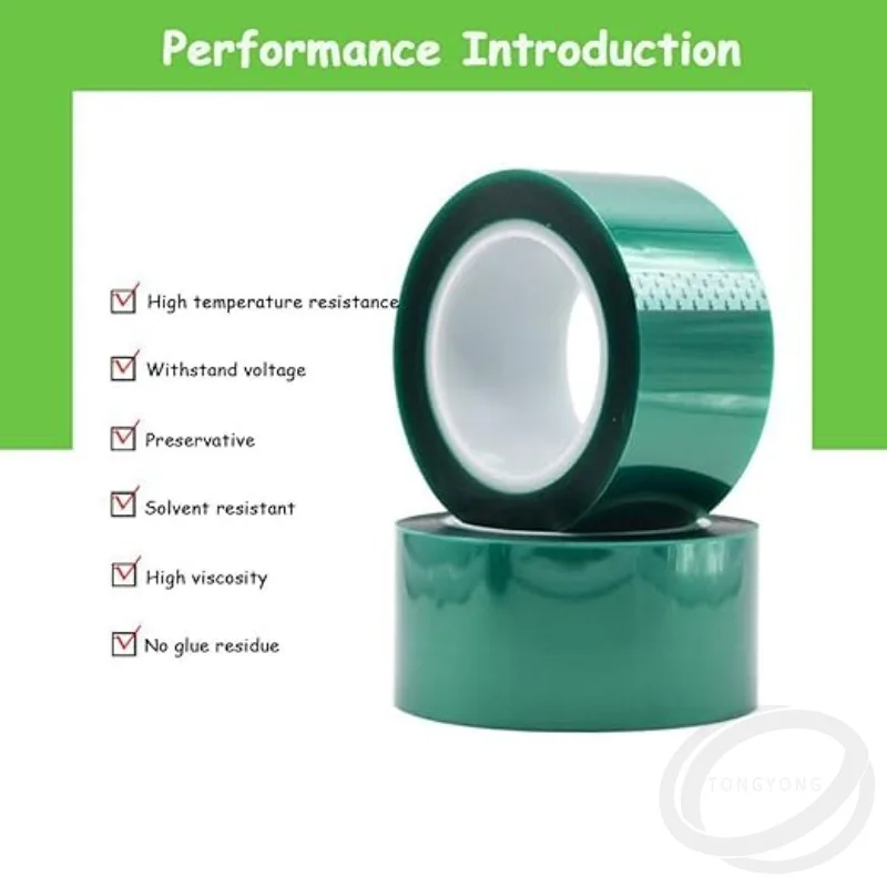 Green Polyester Resin Tape for Epoxy Mold Silicone Adhesive Film Tape Making River Tables Hollow Frame Bezels Craft Pendant 1pcs
