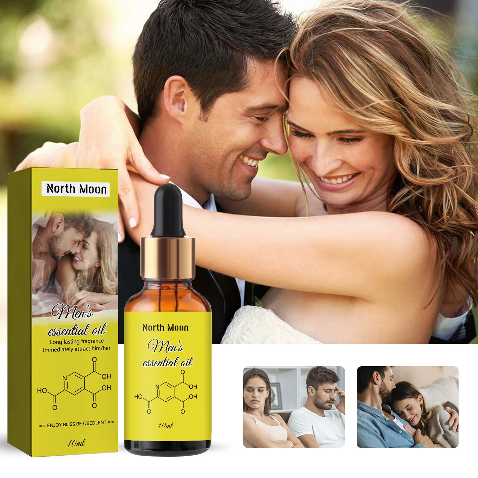 Pheromone Natural Body Fragrance Oil - Fresh & Long-Lasting Scent, Unisex for Men & Women Perfect for Daily & Date Nights