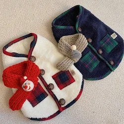 Dog Winter Clothes Dog Cardigan Pet Dog Coat Cat Jacket Chihuahua French Bulldog Vest Christmas Dog Clothing Puppy Costume