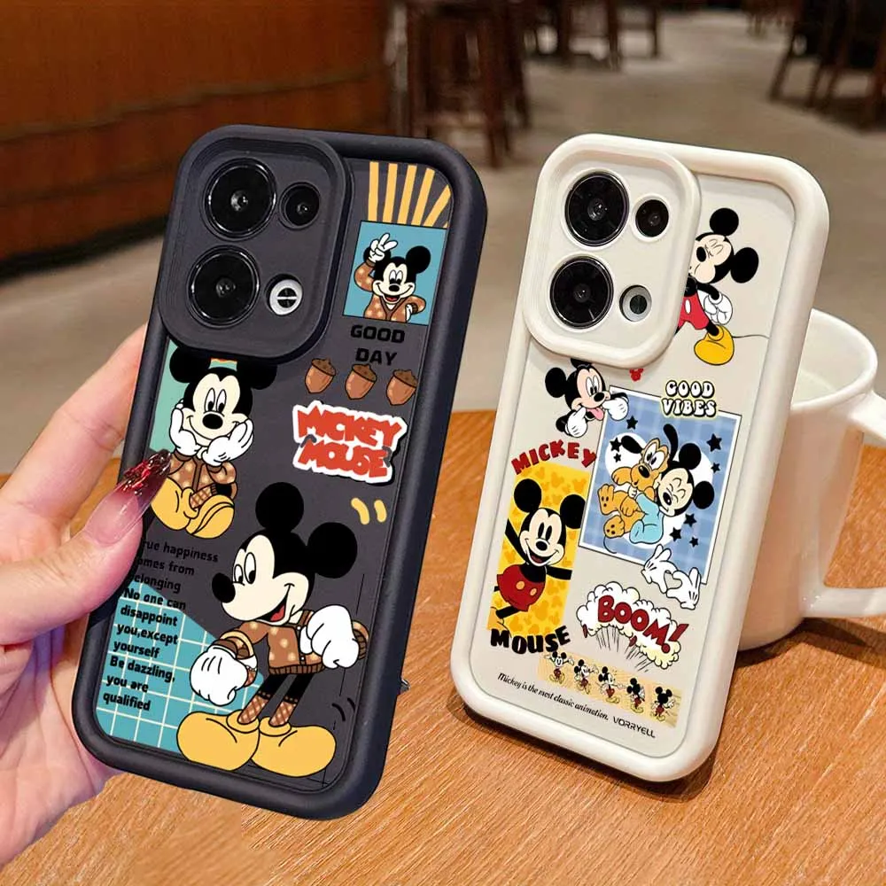 เคสโทรศัพท์ลายมิกกี้เมาส์เท่ๆ จากดิสนีย์ สำหรับ Apple iPhone 17 17Air 16 16E 15 14 13 12 Mini 11 Pro Max ลายตาแมว