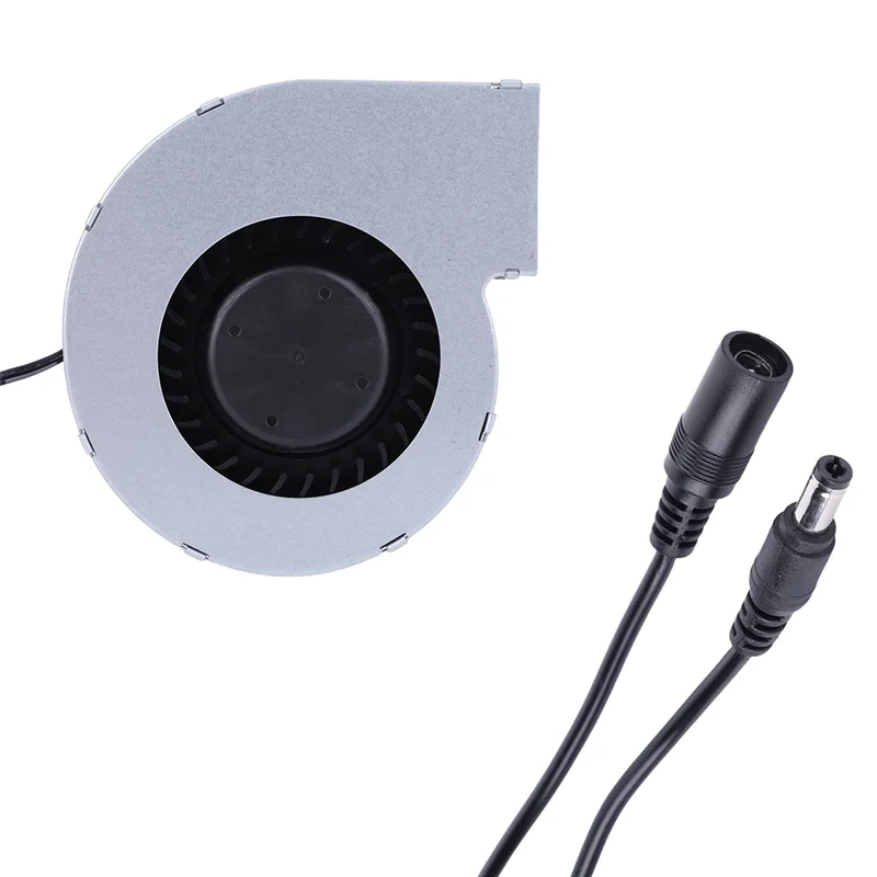 My Home 6000RPM BBQ Blower Fan With Adjustable Speed Control For Picnic Grill And Wood Stove Use, DC 12V, US Plug