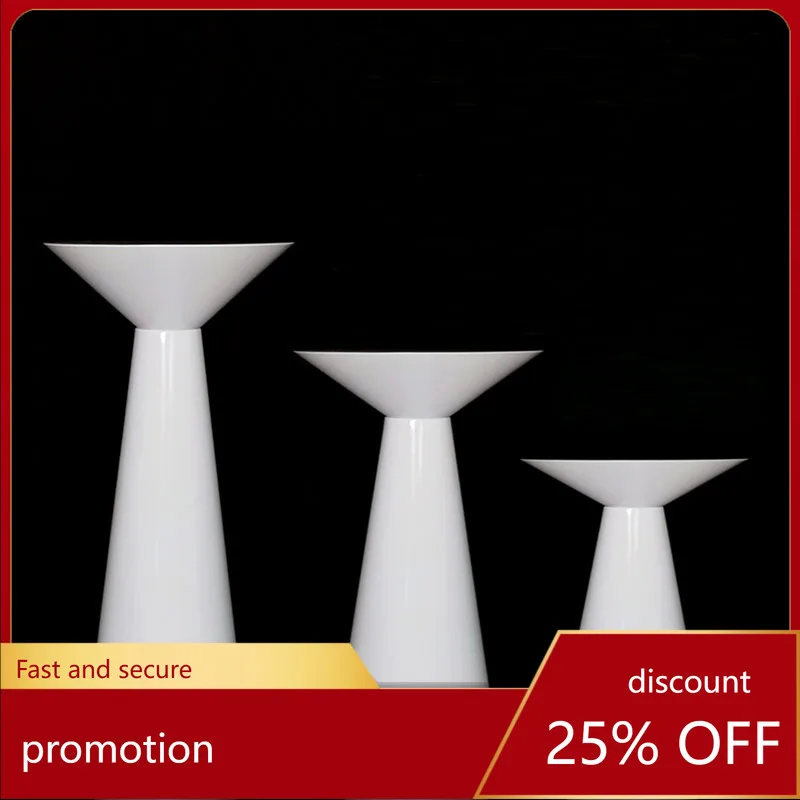 

Zml wedding props candlestick wedding hotel birthday party decoration conical cake stand dessert table ornaments