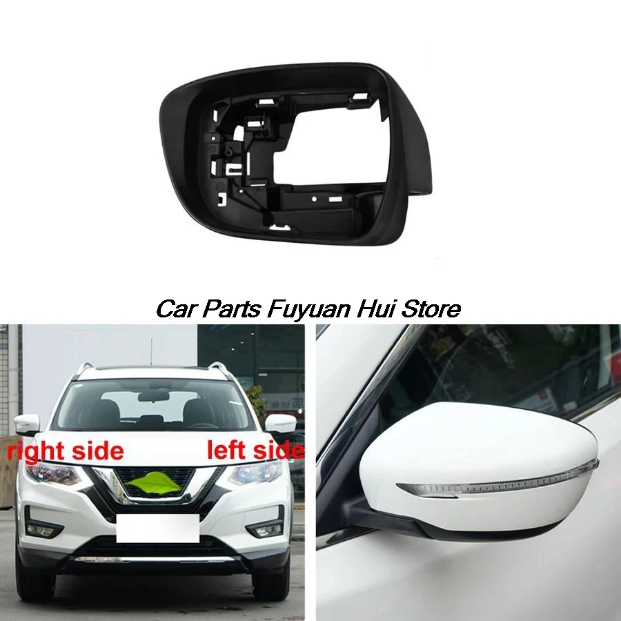 

For Nissan X-Trail / Qashqai 2014 -2022 No Camera Car Accessories Outer Rearview Mirror Frame Side Rear View Mirrors Cover