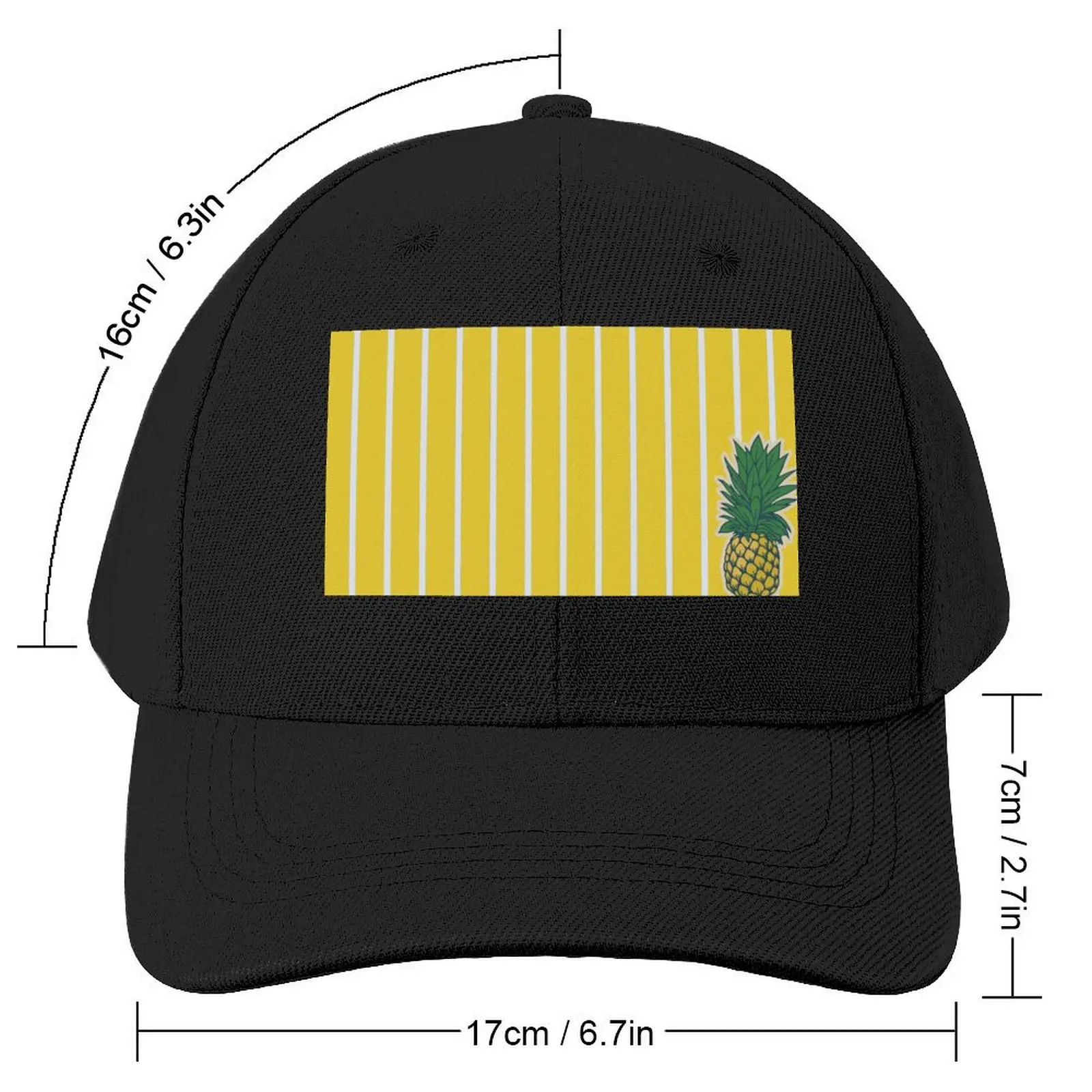 Original Pineapple Theme for summer ananas lonkero Baseball Cap Fashion Beach Sunscreen Girl Men's