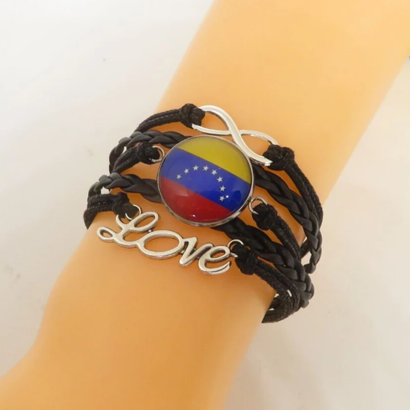 الحب فنزويلا سوار سحر فنزويلا البلاد أساور الأزياء رجل وامرأة سوار أحب vebezuela هدية