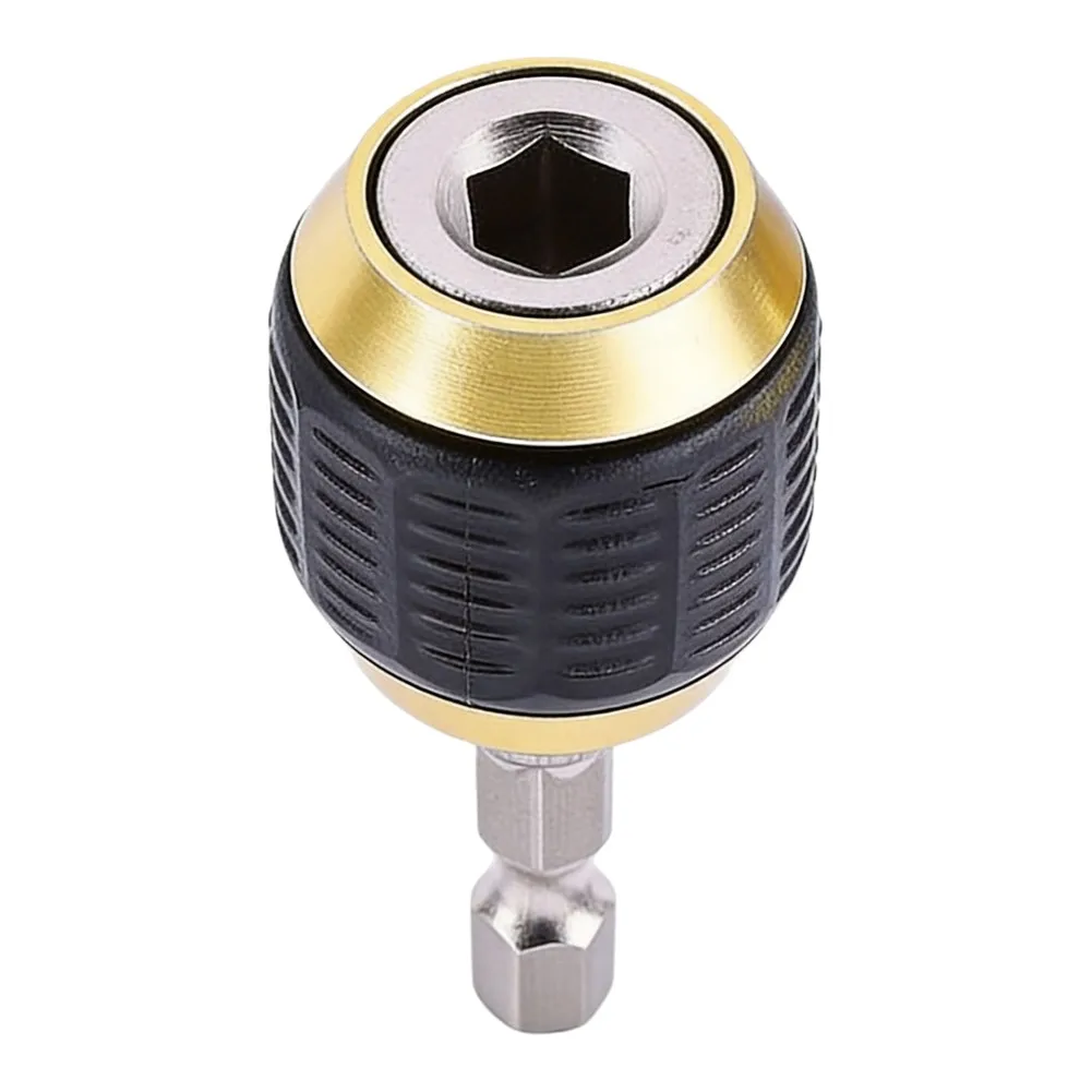 for Quick Release Hex Drill Adapter 6.35mm Shank with Integrated Magnetic Locking System for Efficient Bit Transitions