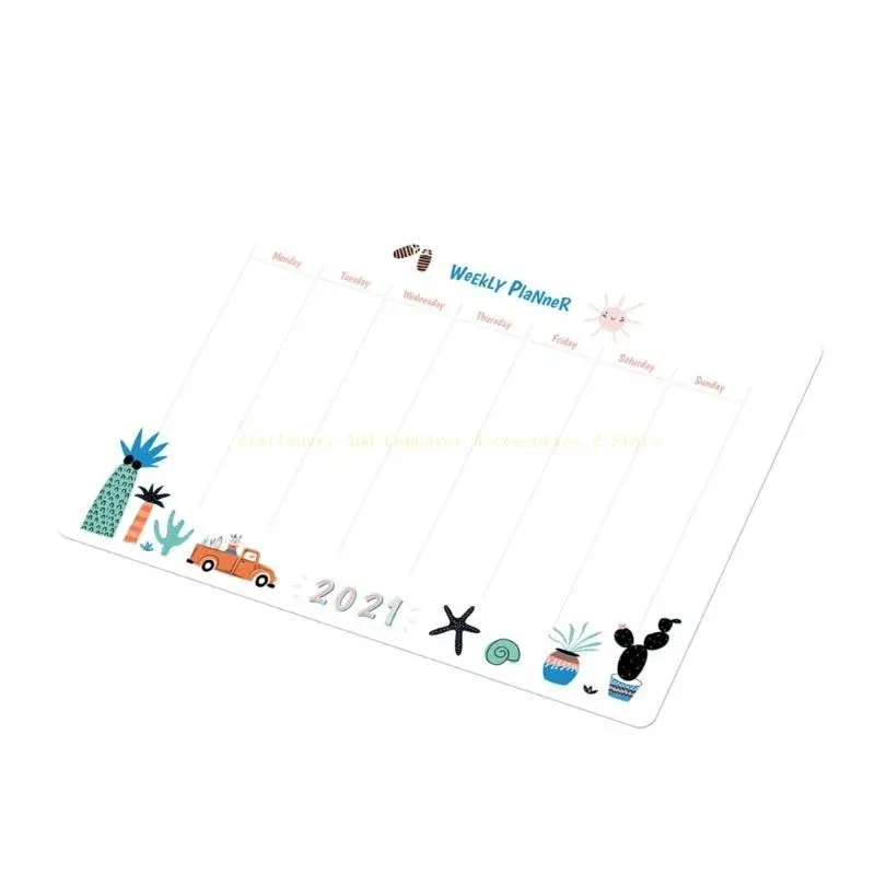 Calendar Whiteboard To-do-list Board for Fridge Grocery Shopping List