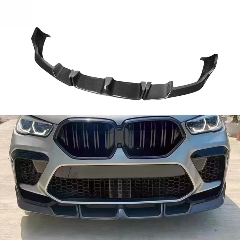 

Factory Carbon Fiber LD Style Front Spoiler Lip for X5M F95 Modified Car Front Bumper Lip Sp Separator