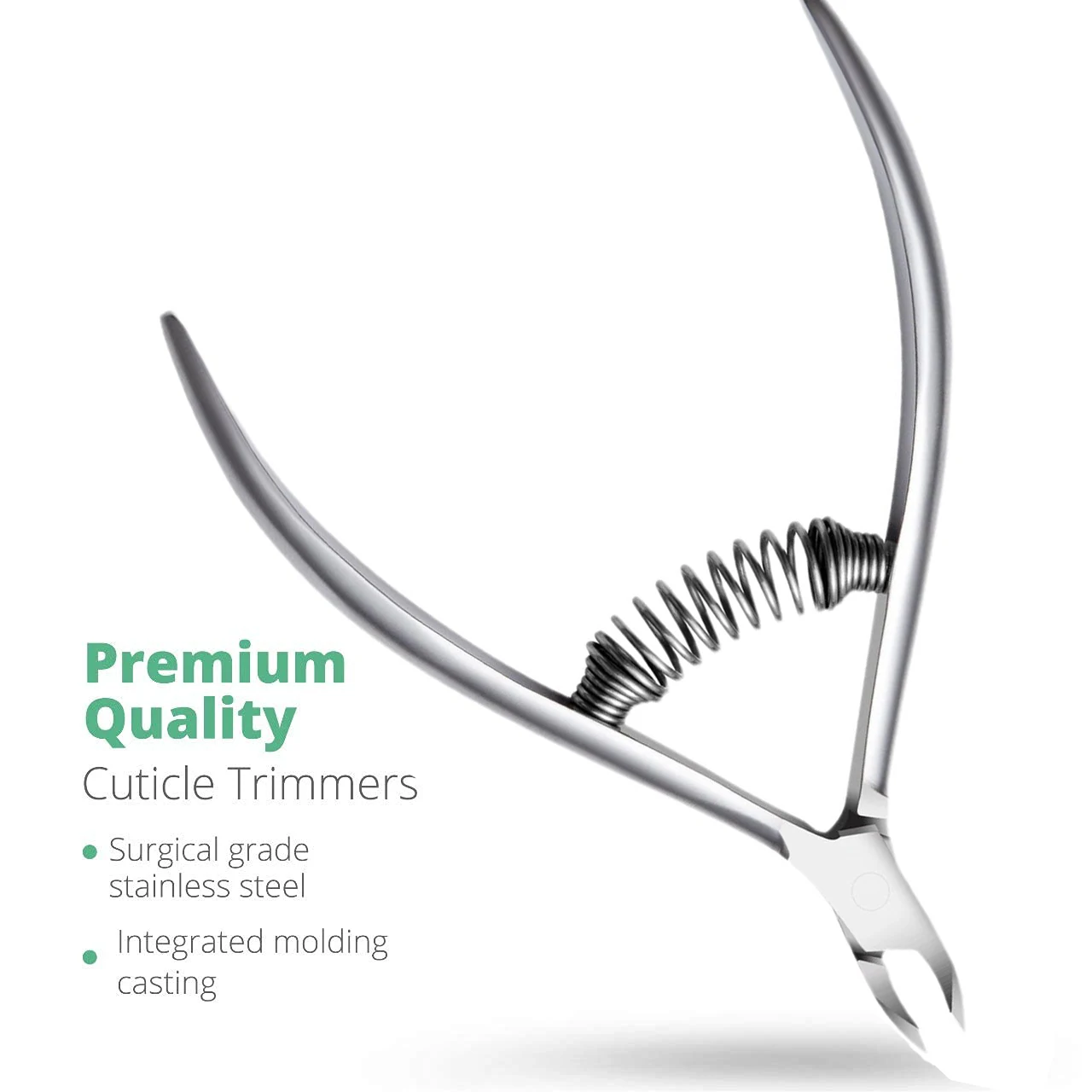 스테인레스 스틸 손톱깎이 세트, 전문 매니큐어 및 페디큐어 키트, 큐티클 가위, 니퍼 및 트리머 포함