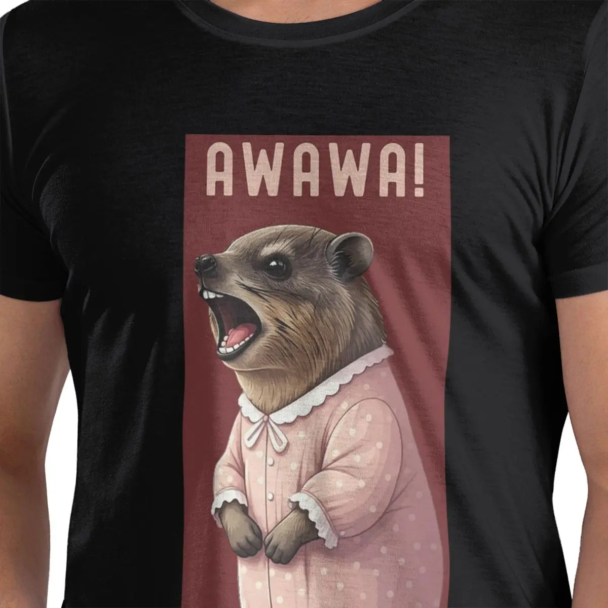 

Rock Hyrax Lover Awawawa Groundhog Dassi футболка из 100% хлопка мужские футболки большого размера мужские с круглым вырезом с коротким рукавом S-6XL