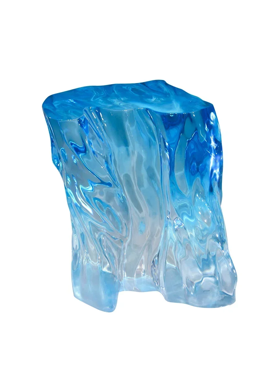 

Study tea room stool transparent resin chair acrylic tea pier