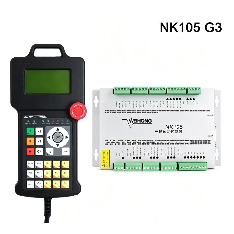 WeiHong NcStudio NK105G3 CNC DSP Motion Control System CNC Router 3 Axis Motion Card NK105 G3 Remote Handle for CNC Router