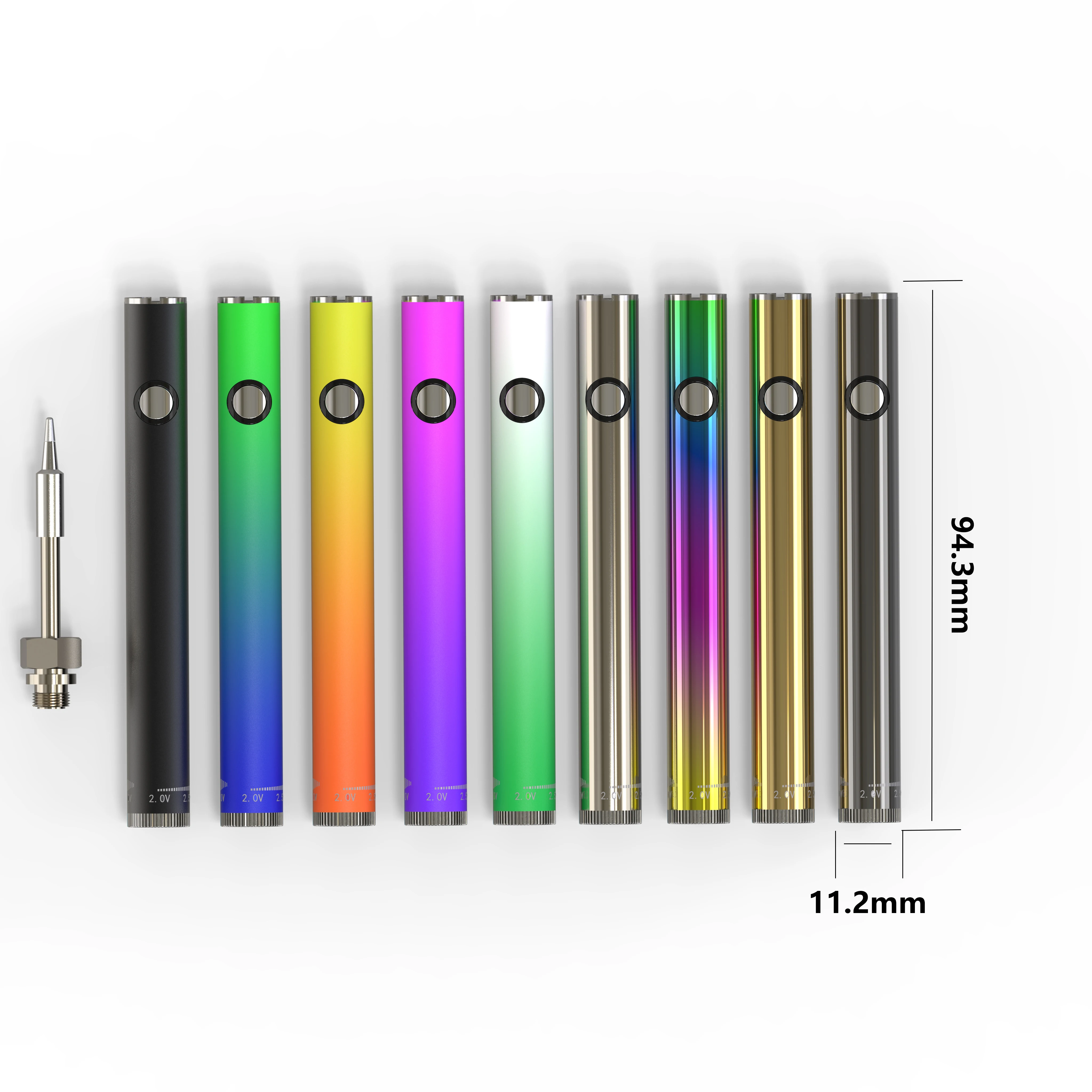 

Miniature welding tools Preheat Portable Electric Soldering Iron 11.2mm twist 510 BatteryUSB charging head