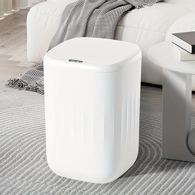 

24L Smart Sensor Trash Can - Ultra-Quiet Closing, Advanced Odor-Sealing Technology, Multi-Scene Use for Living Room & Office