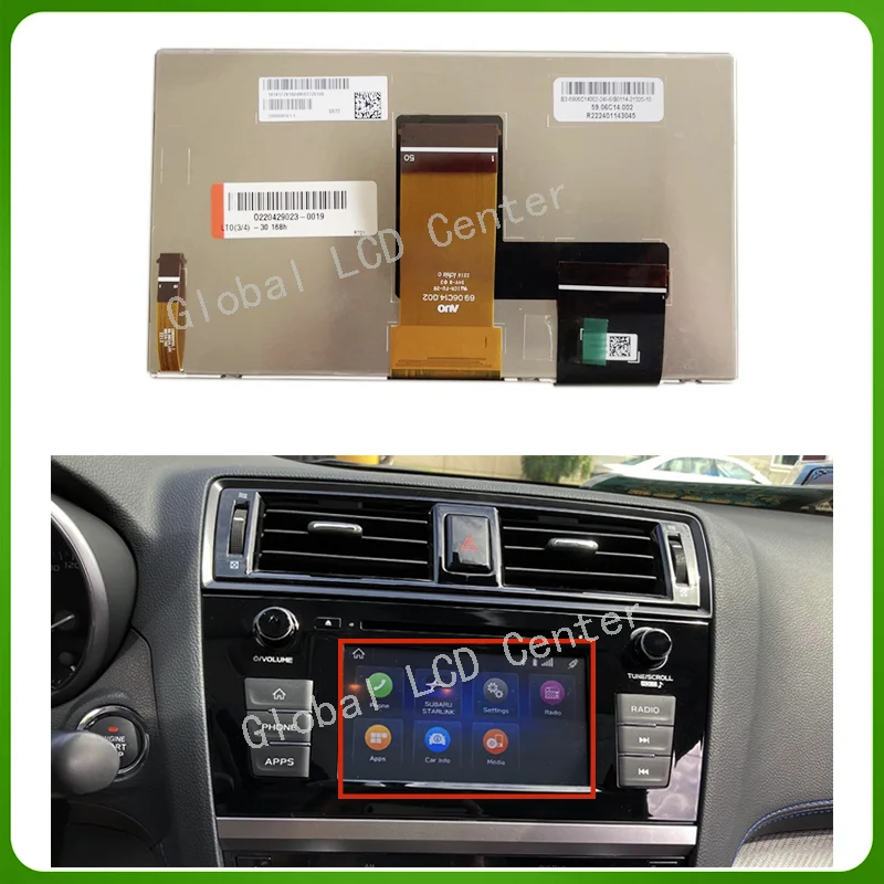 

6.5 inch 86431-AL LCD Display with Touch Screen For 2018 Subaru Outback Legacy Radio Navigation Screen Display