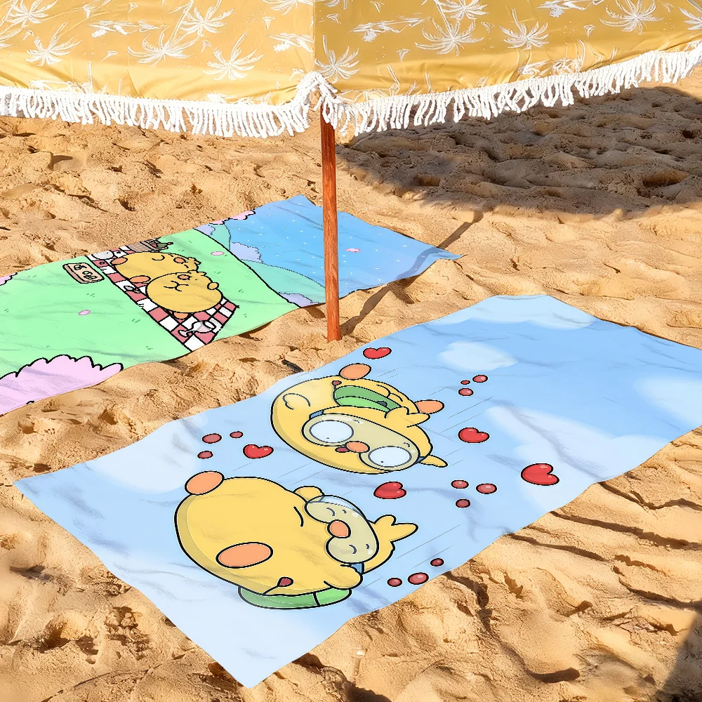 Cartoon Cute K-KennysGifs Towel For Beaches Yoga Studios Gyms Hot Springs Swimming Pools And Picnics