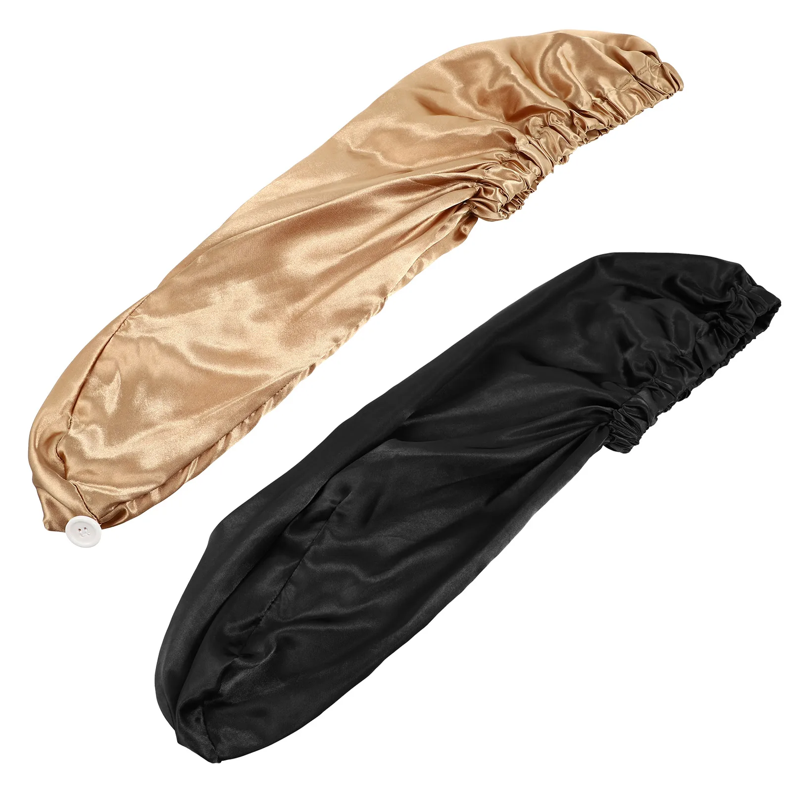 

Satin Women Hair Care Bonnets Long Size Durable Bathing Caps Shower Hats Large Circumference Premium Quality Practical