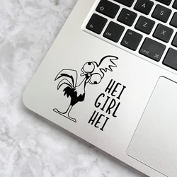 MOANA Hei Hei Vinyl Art Sticker Laptop Mug Water Bottle Decoration, Hey Girl Hei Car Accessories Bumper Window Decals Decor