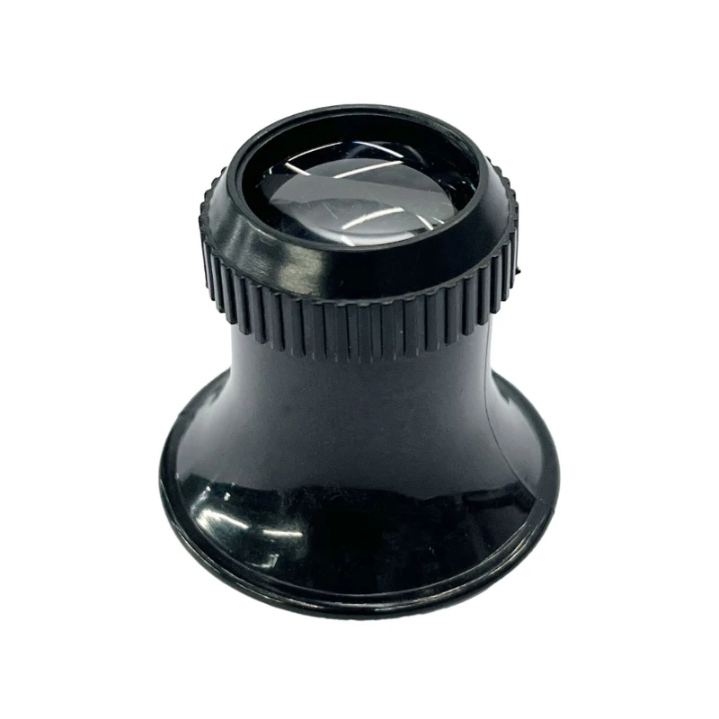 Magnifying Glass 10X Eye Loupe Monocular Magnifier Watch Repairing Magnifying Lens for Coin Stamp Inspection Science