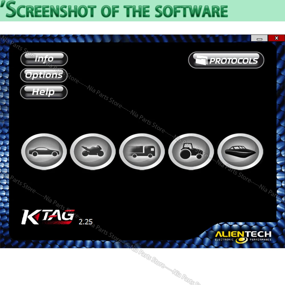 KTAG 2.25 ksuite ECU chip programming tool software Diagnostic software Car Truck Bike Tractor Boat Auto Repair Code reader New