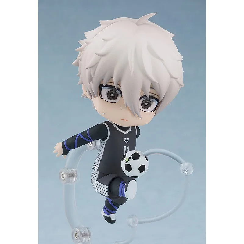 โมเดลของเล่นแอคชั่นแอคชั่นสำหรับเด็ก GSC Nendoroid ล็อคสีฟ้า Nendoroid itoshi nagi Seishiro Mikage REO