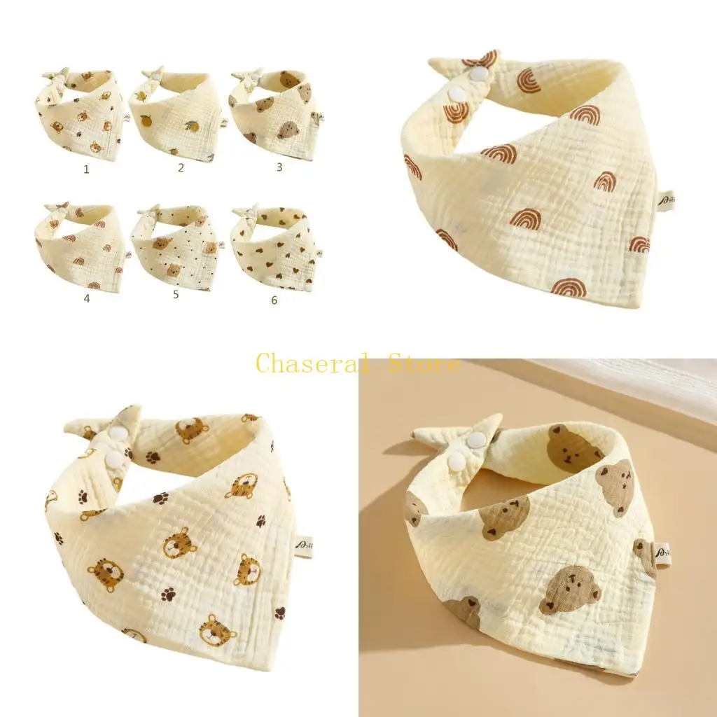 

E7CE Baby Bandana Dribble Bibs Drool Bibs for Drooling & Teething Super Soft & Absorbent Newborn Bibs Cotton for Boys Girls