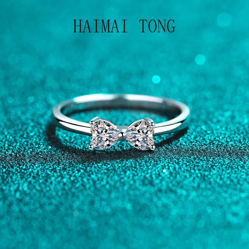 

Платиновое кольцо HAIMATONG PT950 для женщин, производитель колец с уплотнением от сердца до сердца Mozambique, прямые поставки и оптовая продажа