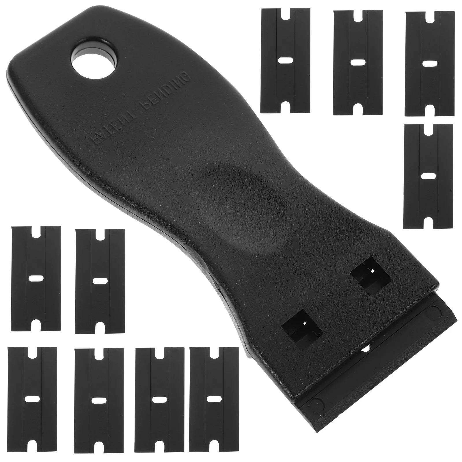 

1Set Plastic Blade Adhesive Scraper Kit Plastic Scraper Tool for Removing Glue Labels Decals Window Film Cleaning Remover Tool