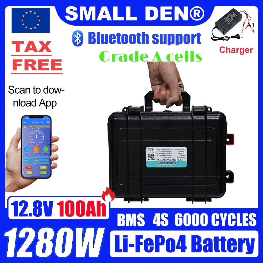 12.8V 100AH 150Ah 1… - image