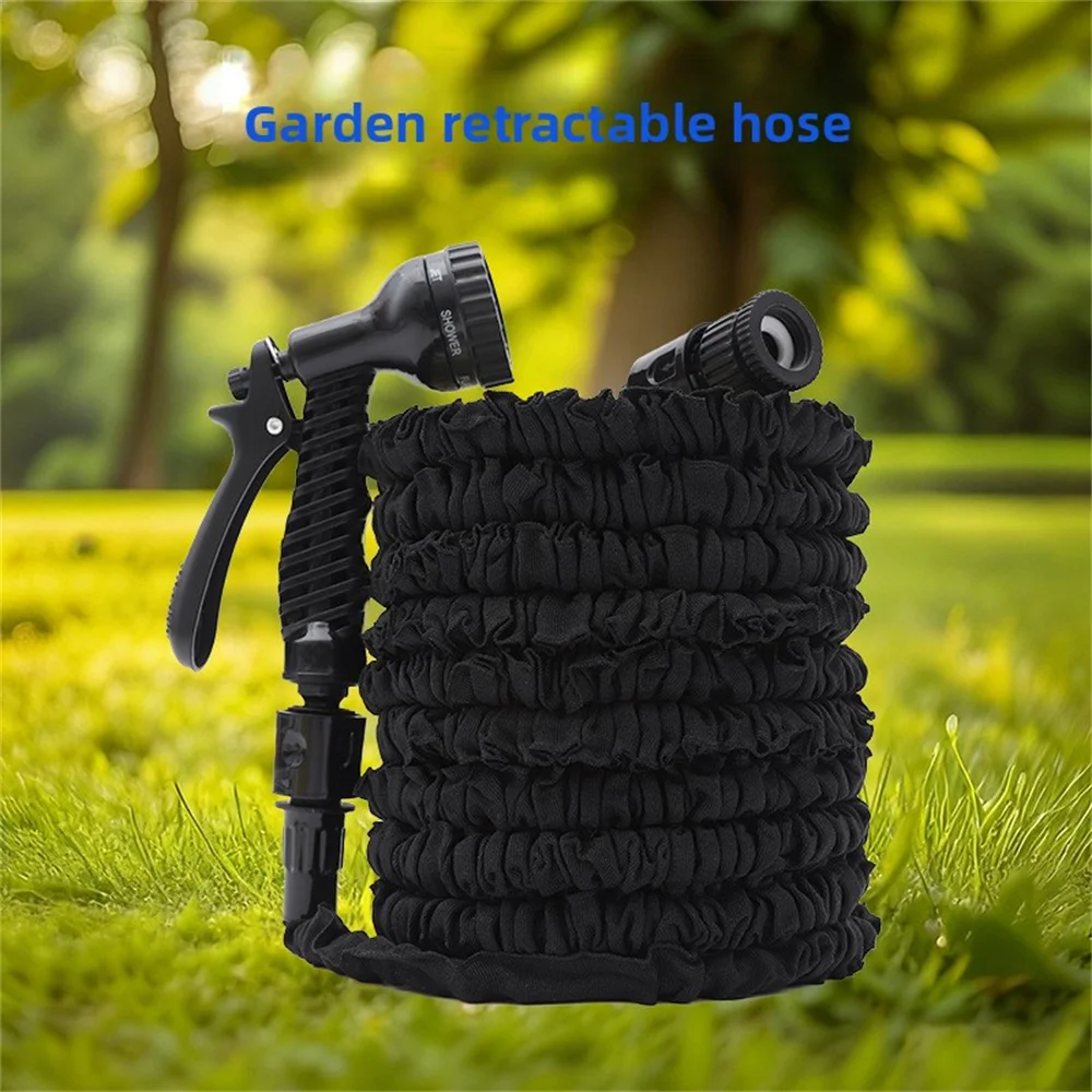 

Новый набор из 25, 125 и 175-футовых садовых шлангов высокого давления с водяными пистолетами, для мытья автомобилей и бытового использования, телескопические.