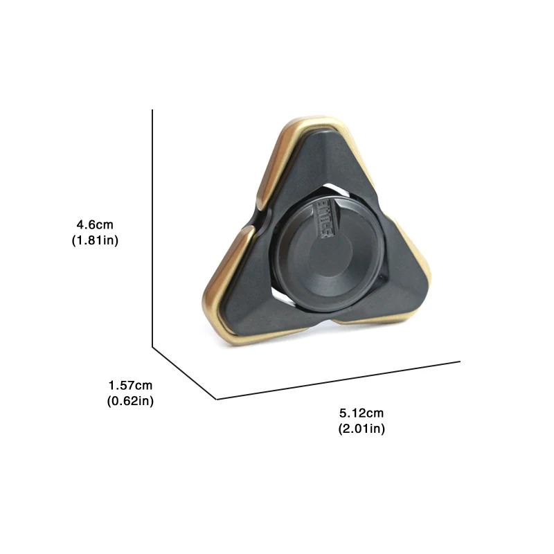 Suyn QS Fidget Spinner magnético de armadura abierta, juguete de Metal para aliviar el estrés para adultos |   Juguete de descompresión de escritorio superior giratorio magnético