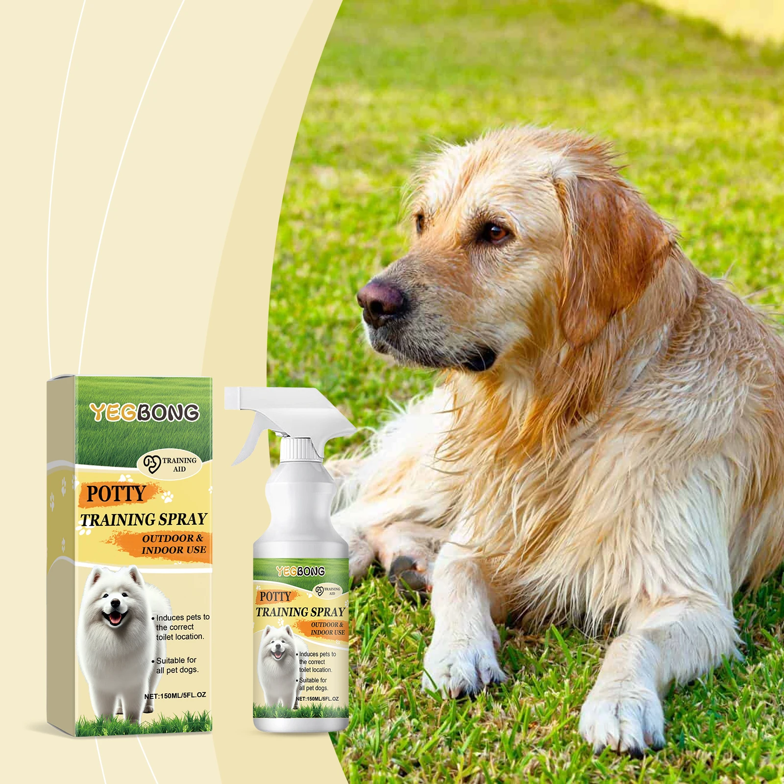 Dog Potty Training Spray Cats Kitten Outdoor Urine Poops Stool Location Helps Puppies Toilet Pet Positioning Defecation Inducer
