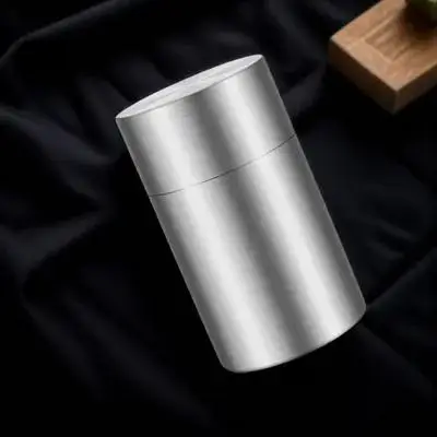 

Stainless Steel Tea Jar Airtight Sealed Canister for Coffee Tea Storage Dry Food Container Herb Box Preservation Tin Large Size