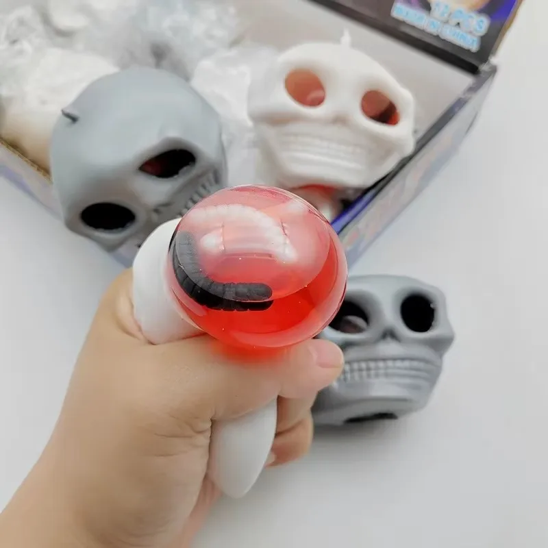 Eiskugel-Sensorikspielzeug zur Stress- und Angstlinderung, Fidget-Spielzeug, Eiscreme-Quetsch-Dekompressionsspielzeug für Erwachsene – Detail 7
