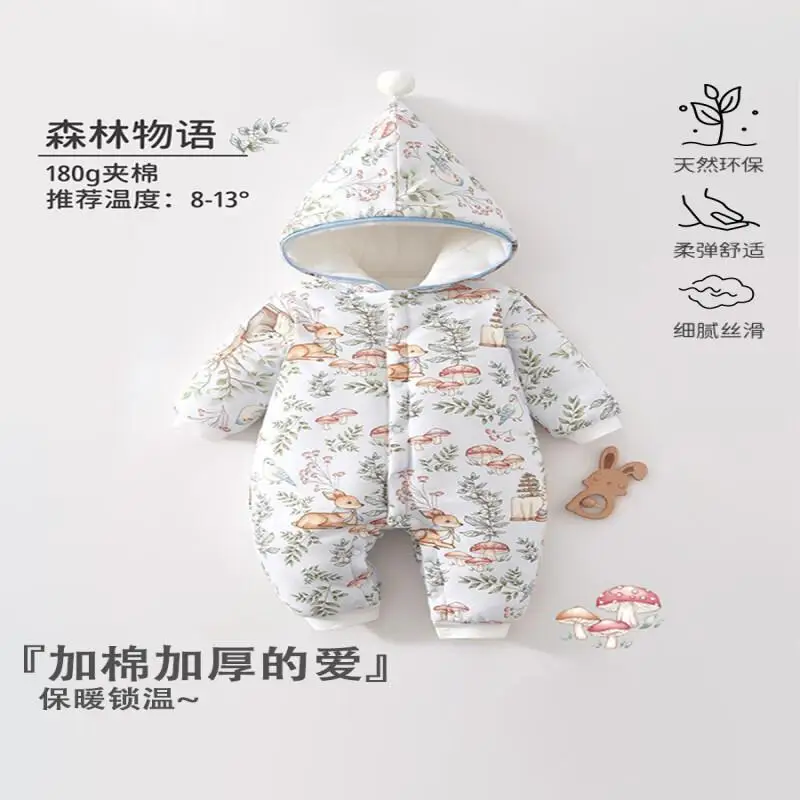 

180 г хлопковая хлопковая одежда с капюшоном, мужская и женская плотная верхняя одежда для малышей, уличная одежда, модная детская одежда Anyang с подкладкой