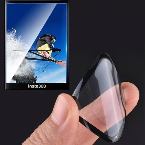 Imagen 2 del producto Para Insta360 X5 X4 cubierta protectora de lente de silicona suave tapa de lente de cámara panorámica Protector de pantalla para Insta 360 X4 X5 Accesorios