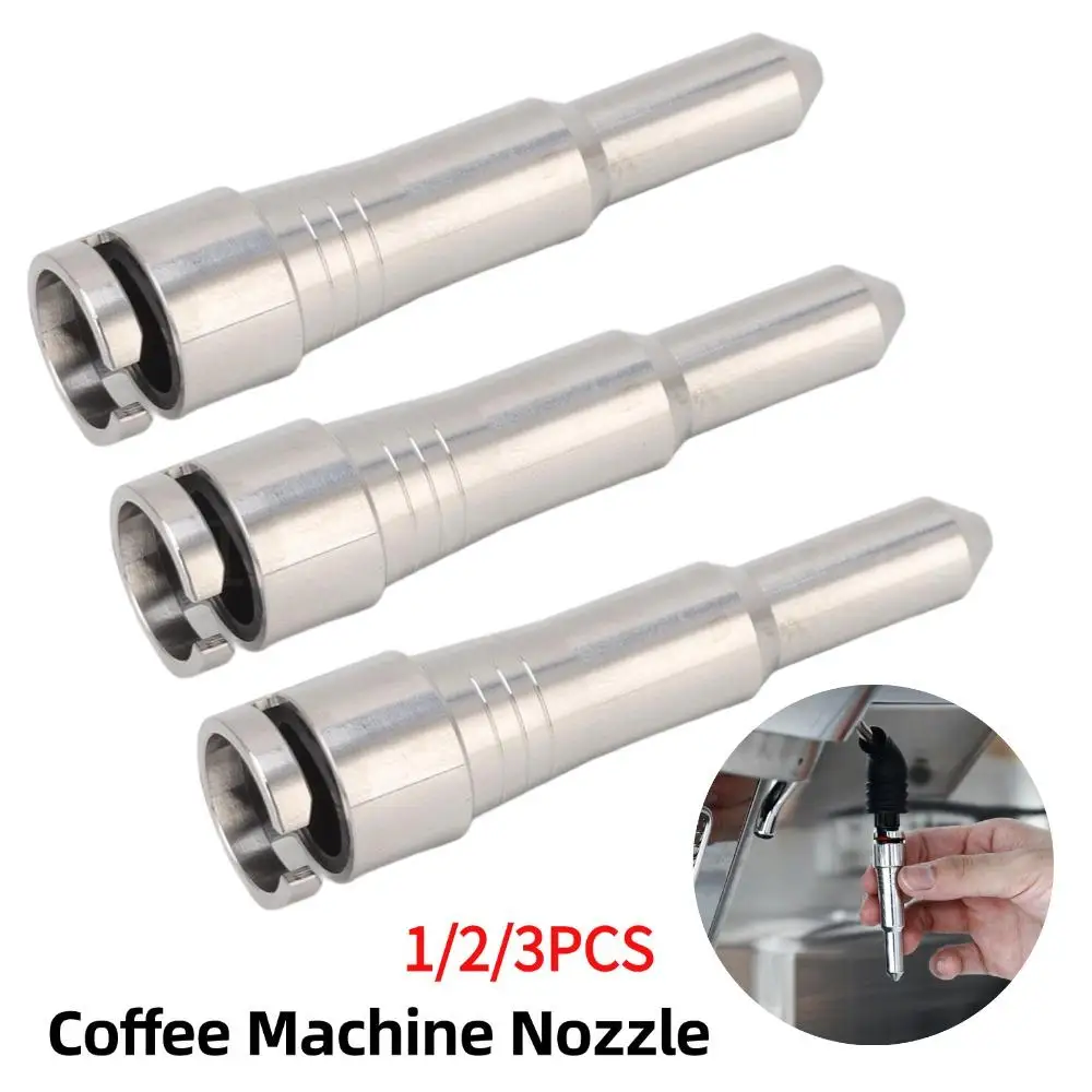 Bico de vapor para máquina de café em aço inoxidável, tubo interno de espuma para mousse de leite para delonghi dedica epp3420/310/330 ec680/685 ec9335
