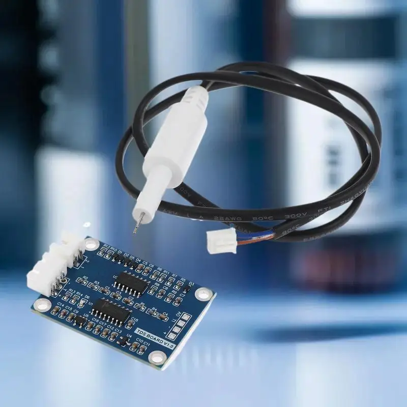Arduino 51/STM32-Compatible TDS Sensor Module with DS18B20: Perfect for Water Quality Analysis