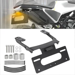 Soporte para matrícula trasera, eliminador de guardabarros trasero con luz LED para Husqvarna VitPilen SvartPilen 401, 250, 200, 125