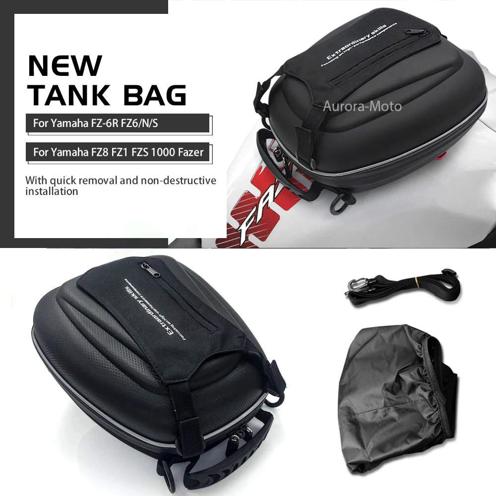 

For YAMAHA FZ-6R FZ6/N/S FZ8 FZ1/N FZS 1000 FAZER BT 1100 Tank Bag Motorcycle Navigation Bag Waterproof Bag Tanklock Accessories